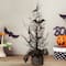 Glitzhome; Glitzhome® 20" Lighted Halloween Bats Table Tree Decor; Category:Halloween Floral Arrangements; Image:3